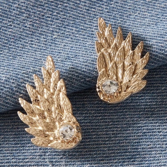 Last set! 2 pc set angel wing collar brooches neon - Picture 4 of 5